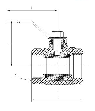 船用美標(biāo)NPT青銅球閥(圖1) 船用美標(biāo)NPT青銅球閥